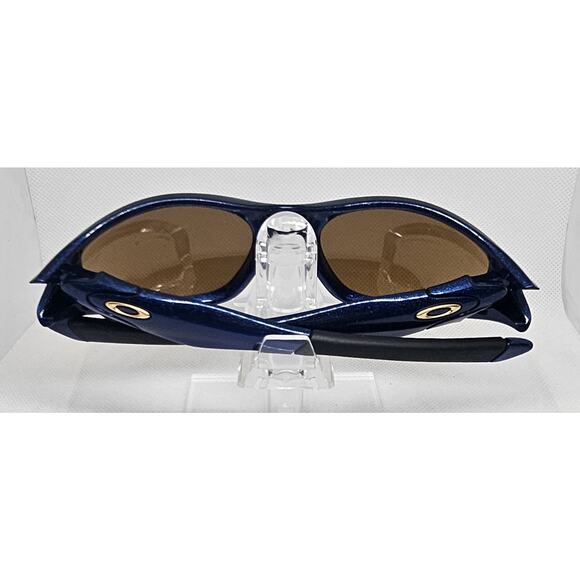 Oakley Minute 2.0 04-517 Blue Metallic 56□18 Sales Sample Sunglasses Made in USA - Picture 3 of 10